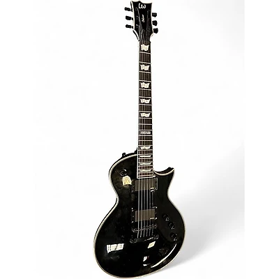 Used ESP LTD EC100T CTM Black Solid Body Electric Guitar