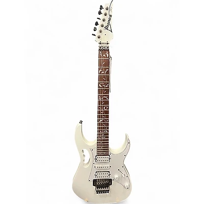 Used Ibanez JEMJR Alpine White Solid Body Electric Guitar