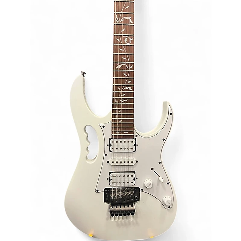 Used Ibanez JEMJR Alpine White Solid Body Electric Guitar