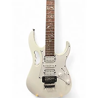 Used Ibanez JEMJR Alpine White Solid Body Electric Guitar