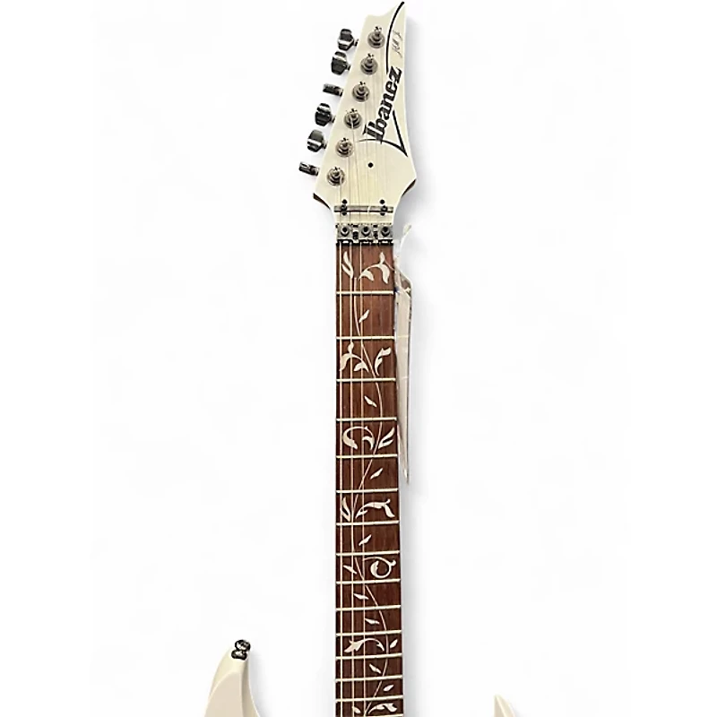Used Ibanez JEMJR Alpine White Solid Body Electric Guitar
