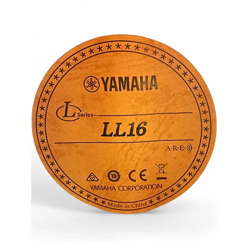 Used Yamaha LL16D Natural Acoustic Guitar