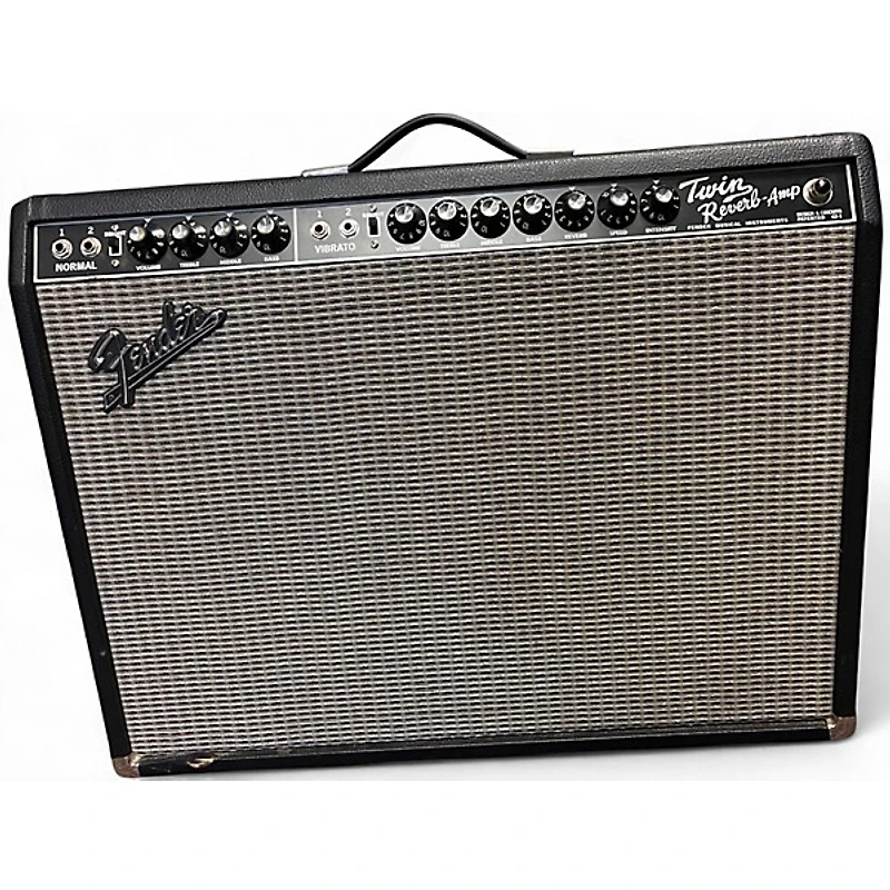 Used Fender 1965 Reissue Twin Reverb 85W 2x12 Tube Guitar Combo Amp