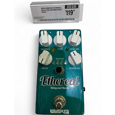 Used Wampler Ethereal Delay and Reverb Effect Pedal