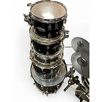 Used Pearl 5 Piece Decade Maple Black Drum Kit