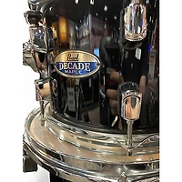 Used Pearl 5 Piece Decade Maple Black Drum Kit
