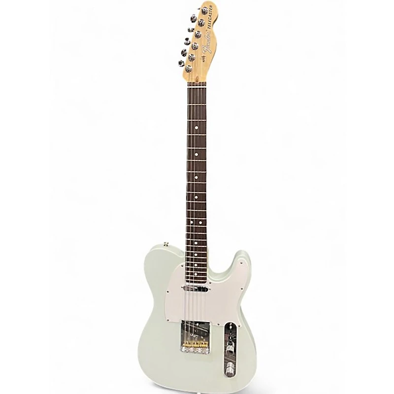 Used Fender American Performer Telecaster Green Solid Body Electric Guitar