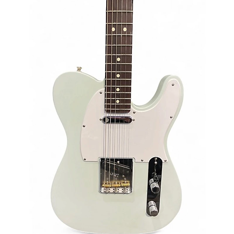 Used Fender American Performer Telecaster Green Solid Body Electric Guitar
