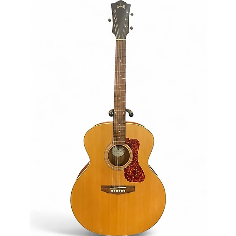 Used Guild F-240E Natural Acoustic Electric Guitar