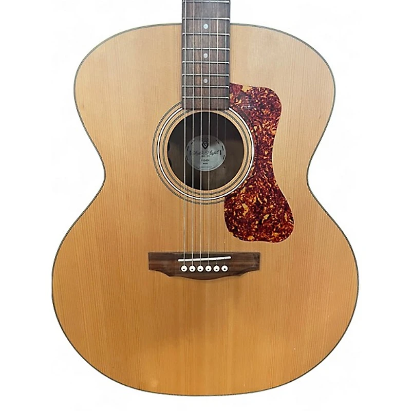 Used Guild F-240E Natural Acoustic Electric Guitar