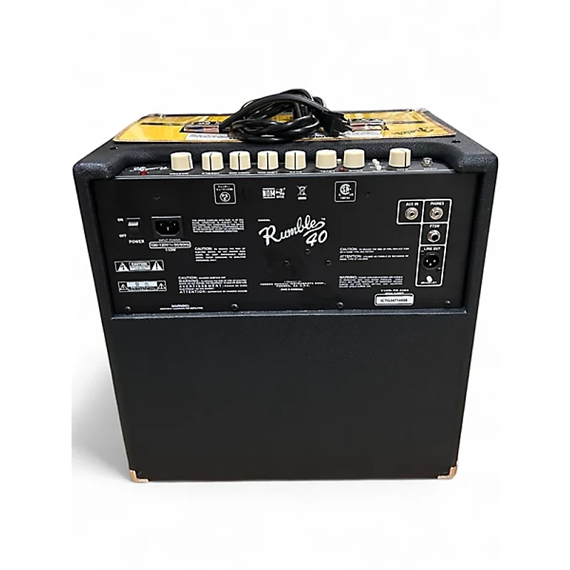 Used Fender Rumble V3 40W 1x10 Bass Combo Amp