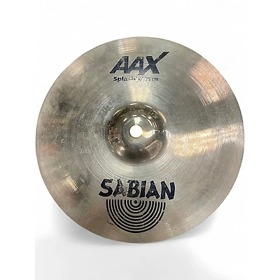 Used SABIAN 10in AAX SPLASH Cymbal