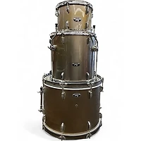 Used Pearl 3 Piece ROADSHOW Gray Drum Kit