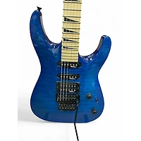 Used Jackson JS32 Dinky Trans Blue Solid Body Electric Guitar