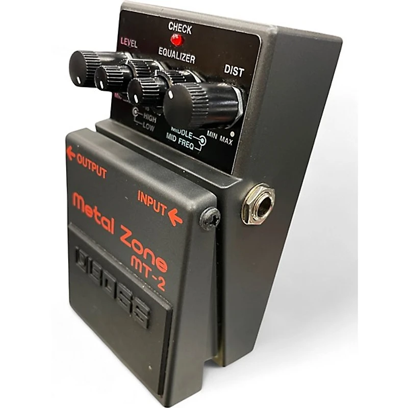 Used BOSS MT2 Metal Zone Distortion Effect Pedal