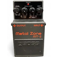 Used BOSS MT2 Metal Zone Distortion Effect Pedal
