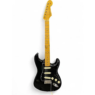Used Fender Eric Johnson Stratocaster Black Solid Body Electric Guitar