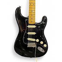 Used Fender Eric Johnson Stratocaster Black Solid Body Electric Guitar