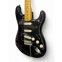 Used Fender Eric Johnson Stratocaster Black Solid Body Electric Guitar