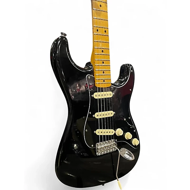 Used Fender Eric Johnson Stratocaster Black Solid Body Electric Guitar