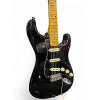 Used Fender Eric Johnson Stratocaster Black Solid Body Electric Guitar