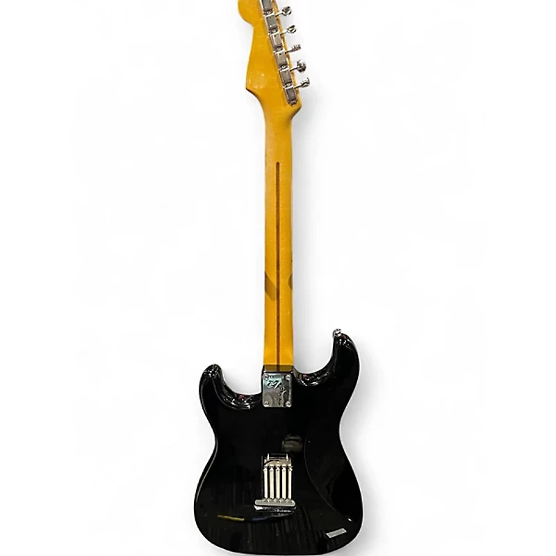 Used Fender Eric Johnson Stratocaster Black Solid Body Electric Guitar