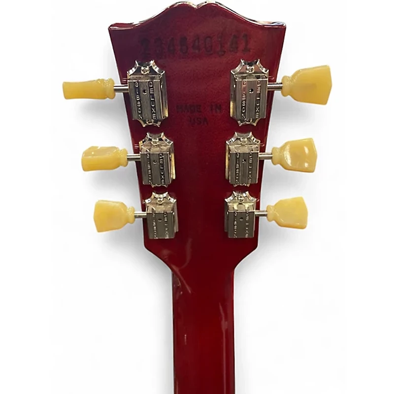 Used Gibson Les Paul Studio Trans Red Solid Body Electric Guitar
