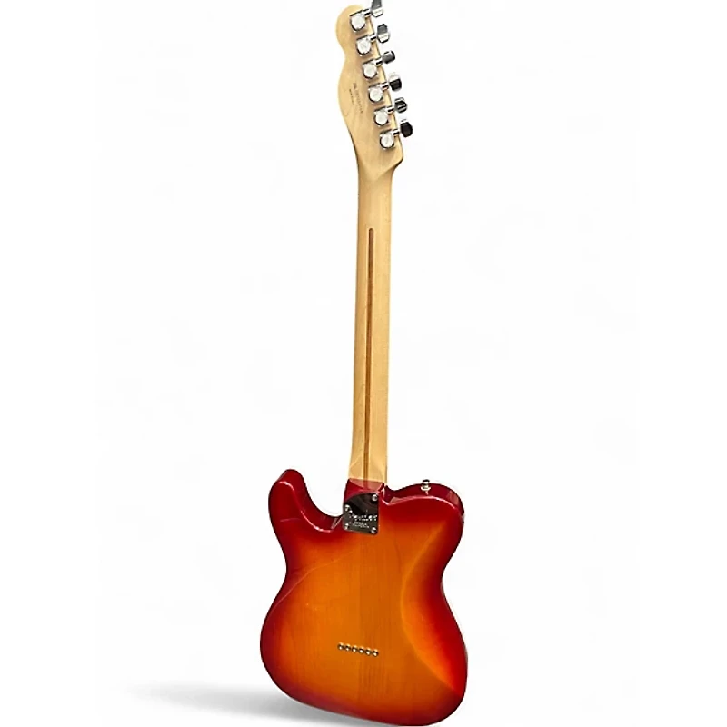 Used Fender American Elite Telecaster Cherry Sunburst Solid Body Electric Guitar