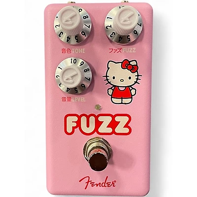 Used Fender Hello Kitty Fuzz Effect Pedal