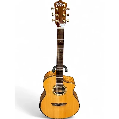 Used 2021 Washburn BTA-NATSCE Natural Acoustic Guitar