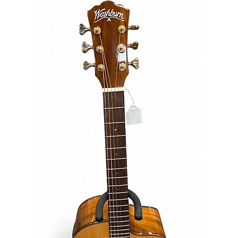 Used 2021 Washburn BTA-NATSCE Natural Acoustic Guitar