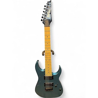 Used Ibanez GRG7221M Metallic Blue Solid Body Electric Guitar
