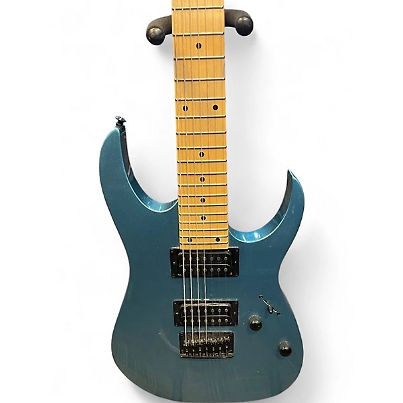 Used Ibanez GRG7221M Metallic Blue Solid Body Electric Guitar