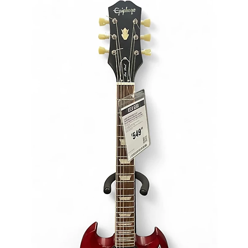 Used Epiphone sg 61' inspired by Gibson Cherry Solid Body Electric Guitar