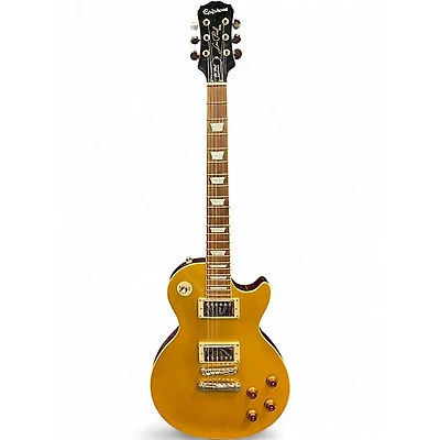 Used Epiphone Les Paul Standard Gold Top Solid Body Electric Guitar