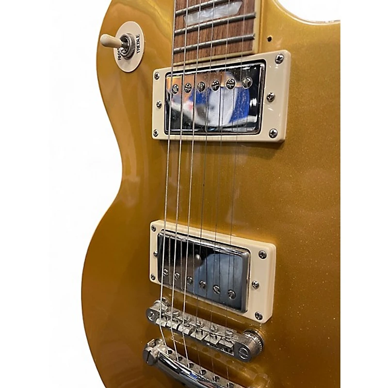 Used Epiphone Les Paul Standard Gold Top Solid Body Electric Guitar