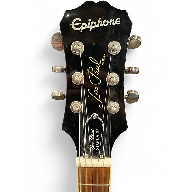 Used Epiphone Les Paul Standard Gold Top Solid Body Electric Guitar