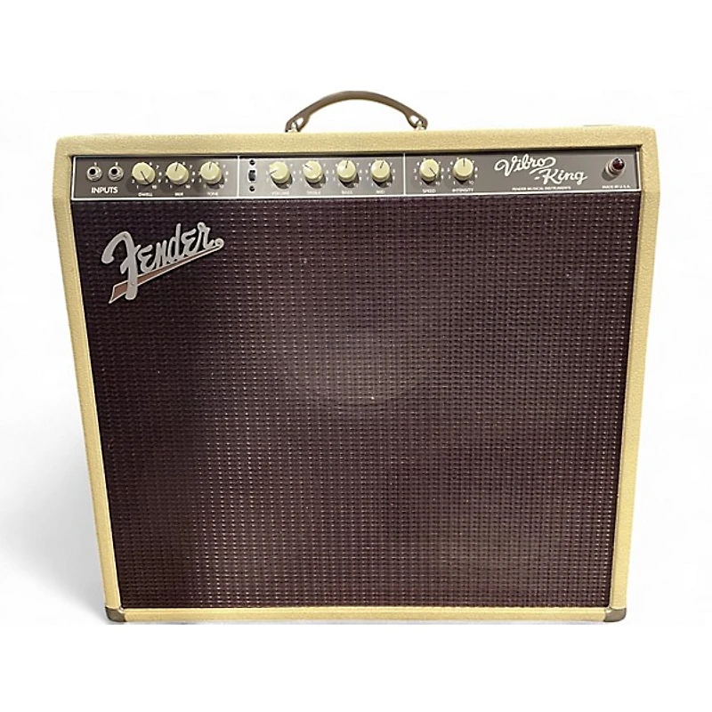 Used Fender Vibro King 60W 3x10 Tube Guitar Combo Amp