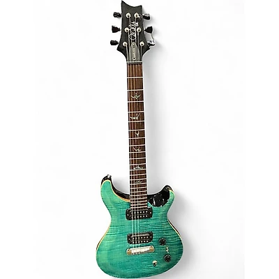 Used PRS SE Paul's Guitar Turquoise Solid Body Electric Guitar
