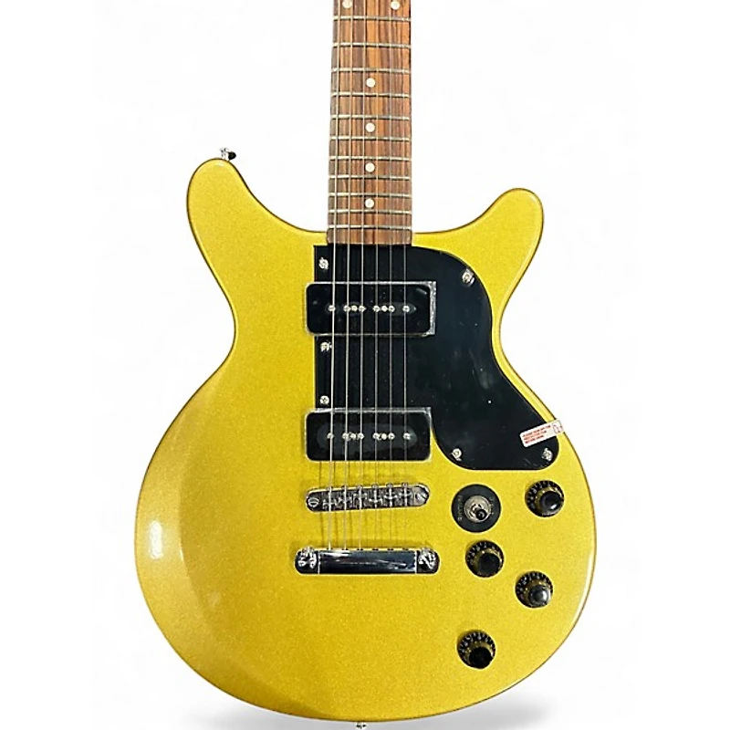 Used Firefly JSN Double Cutaway P-90 Gold Solid Body Electric Guitar