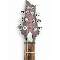 Used Schecter Guitar Research C1 Platinum Satin Purple Burst Solid Body Electric Guitar