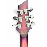 Used Schecter Guitar Research C1 Platinum Satin Purple Burst Solid Body Electric Guitar