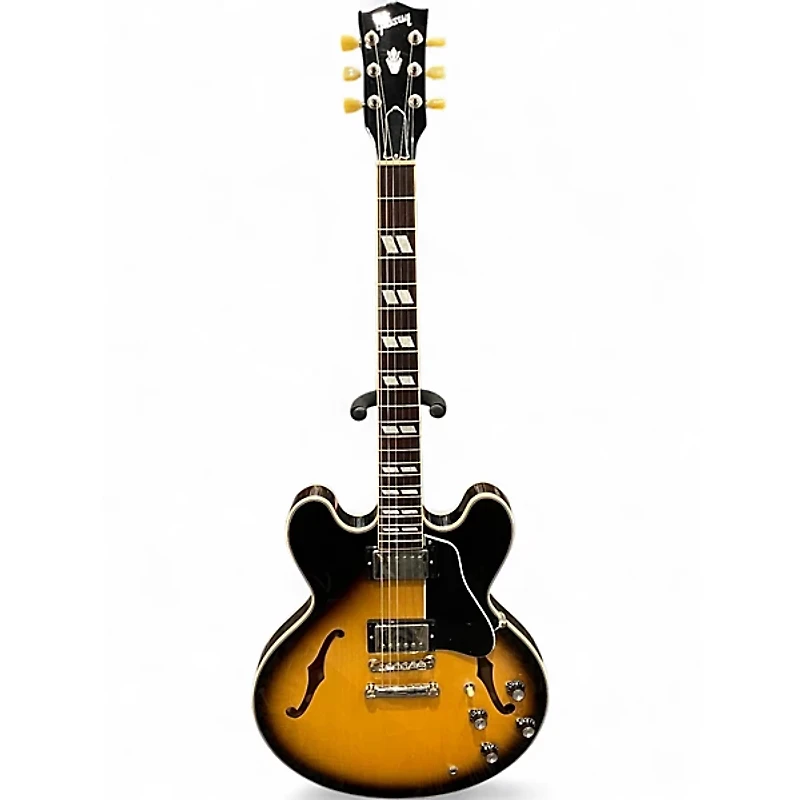 Used Gibson ES345 Tobacco Burst Hollow Body Electric Guitar