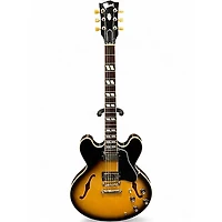 Used Gibson ES345 Tobacco Burst Hollow Body Electric Guitar