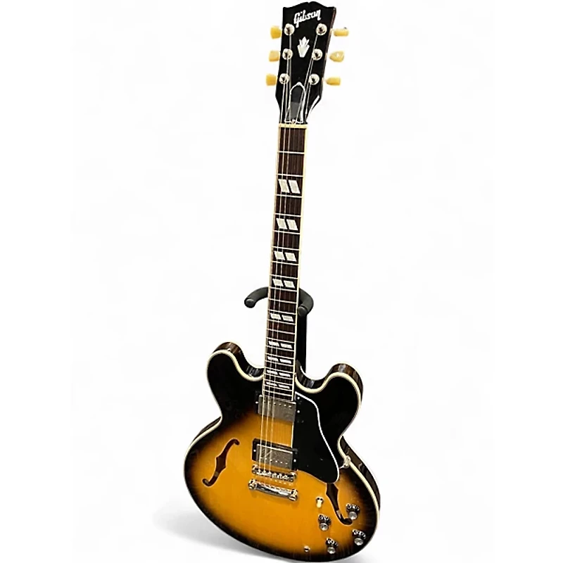 Used Gibson ES345 Tobacco Burst Hollow Body Electric Guitar
