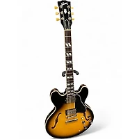 Used Gibson ES345 Tobacco Burst Hollow Body Electric Guitar