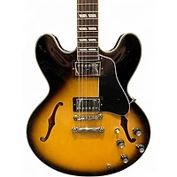 Used Gibson ES345 Tobacco Burst Hollow Body Electric Guitar