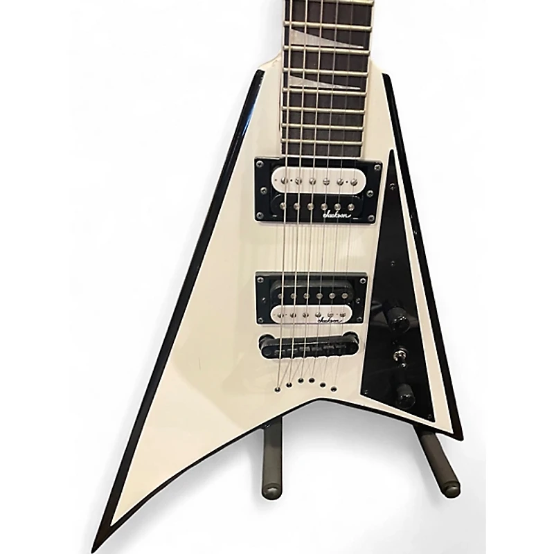 Used Jackson JS32 King V White Solid Body Electric Guitar