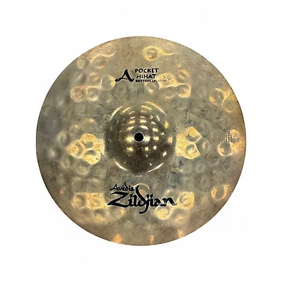 Used Zildjian 13in A Series Pocket Hi Hat Bottom Cymbal
