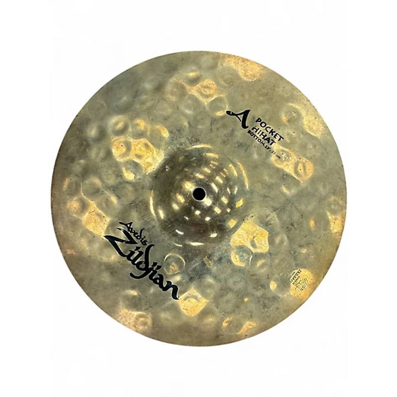 Used Zildjian 13in A Series Pocket Hi Hat Bottom Cymbal